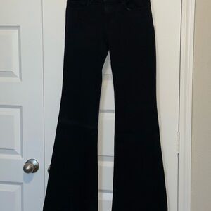 J Brand Black Flared Pants